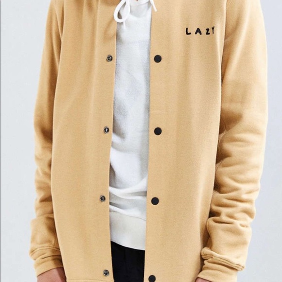 Lazy Oaf Other - Lazy Oaf Sandstone Bomber Jacket - Brand New